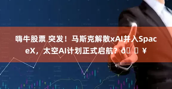 嗨牛股票 突发！马斯克解散xAI并入SpaceX，太空AI计划正式启航？🔥